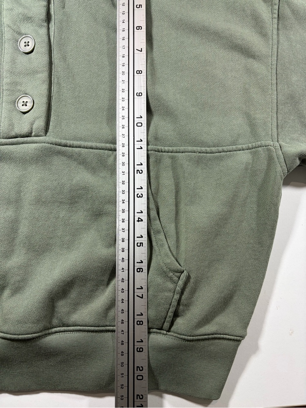 aerie Green Kangaroo Pocket Pullover Sweatshirt (XS) - Picture 5 of 8